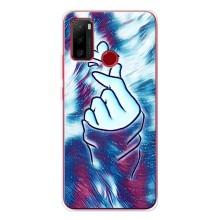 Чохол з принтом для Ulefone Note 10 (AlphaPrint - Знак сердечка)
