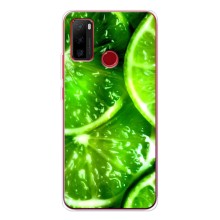 Чохол з зображенням смачної їжі для Ulefone Note 10 (Яскравий Лайм)