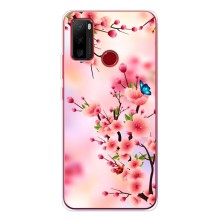 Чохол з картинкою Сакури на Ulefone Note 10 (Метелики на сакурі)