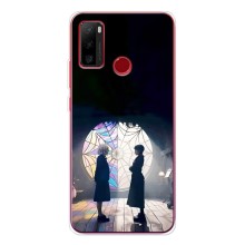 Чехлы Венсдей на Ulefone Note 10 Уэнсдей (AlphaPrint) (Уэнздей и Инид)