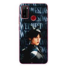 Чехлы Венсдей на Ulefone Note 10 Уэнсдей (AlphaPrint) (Уэнздей кошка)