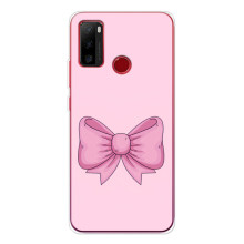 Чехол банты для Ulefone Note 10 – Розовый бантик