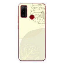 Чехол цветочный дизайн для Ulefone Note 10 – Зелёный фон