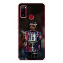 Чехол с футболистом Ламин Ямаль Ulefone Note 10 – Ямал с кубком