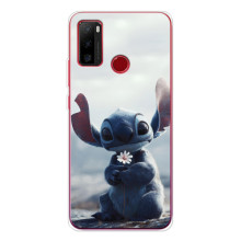 Чехол с рисунком Стич для Ulefone Note 10 – Стич с цветочком
