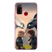 Чехол как приручить дракона на Ulefone Note 10 (Гикавка и Астрид)