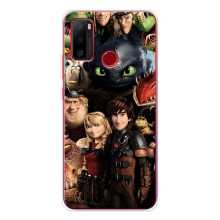 Чехол как приручить дракона на Ulefone Note 10 (Персонажи дракона)