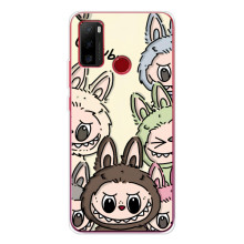 Чехол с Лабубу на Ulefone Note 10 – Коллаж Лабубу