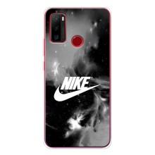 Чехол с логотипом Найк на Ulefone Note 10 (Найк дымчатый)