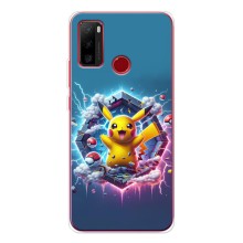 Чехол с Пикачу на Ulefone Note 10 (Лого Пикачу)