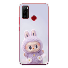 Чохол з принтом Лабубу для Ulefone Note 10 – Фіолетовий Лабубу
