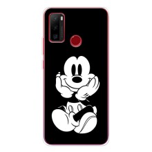 Эксклюзивный чехол для Ulefone Note 10 (AlphaPrint - Мультяшные) (Микки на черном)