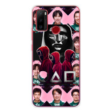 Чехол Гра в кальмара для Ulefone Note 10 – Персонажи игры кальмара