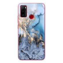 Мраморный чехол на Ulefone Note 10 (VPrint) (Нежный мрамор)