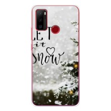 Новогодние, Праздничные Чехлы для Ulefone Note 10 - 2024 год (Let it snow)