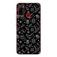 Новогодние, Праздничные Чехлы для Ulefone Note 10 - 2024 год (Новогодний фон)