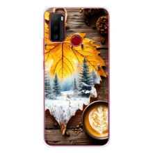 Чохол з унікальним дизайном 'Осінь з кавою' для Ulefone Note 10 – Осінньо-зимове кава