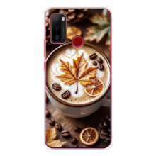 Чохол з унікальним дизайном 'Осінь з кавою' для Ulefone Note 10 – Пряна кава