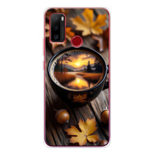 Чохол з унікальним дизайном 'Осінь з кавою' для Ulefone Note 10 – Темна кава