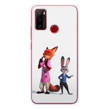 Силиконовый чехол с принтом Зоотрополіс для Ulefone Note 10 – Джуди и Ник
