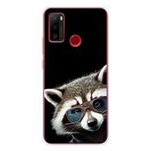 Силіконовий Чохол з Энотами  на Ulefone Note 10 (Стильний Єнот)