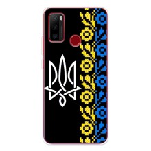 Силіконовый Чохол на Ulefone Note 10 (Герб и вишиванка)