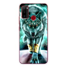 Защитные чехлы для Нот 10 (AlphaPrint) (ХИТ продаж) ВОЛК (Яркий волк)