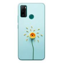 Чехлы с Цветами для Ulefone Note 10P (VPrint) (Желтый цветок)