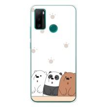 Чохли з зображенням різних тварин на Ulefone Note 10P (Здивовані ведмедики)