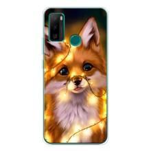 Чехлы с картинкой Лисички для Ulefone Note 10P (VPrint) (Лисичка в гирляндах)