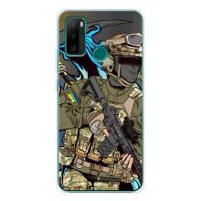 Чехлы с картинкой ЗСУ для Ulefone Note 10P (AlphaPrint) (Воин ВСУ)