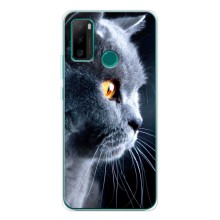 Чехлы с Котиками для Ulefone Note 10P (VPrint) (Серый Кот)
