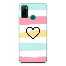 Чехлы с тематикой "Маленькие Сердечки" на Ulefone Note 10P – Красивое сердечко