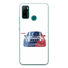 Чехол BMW для Нот 10П – BMW на белом