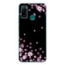 Чехол для Нот 10П - с принтом (Дизайнерские) (AlphaPrint) (Цветочки маленькие)