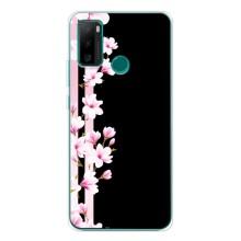 Чехол для Нот 10П - с принтом (Дизайнерские) (AlphaPrint) (Цветочки)