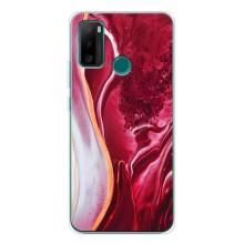 Чехол для Нот 10П - с принтом (Дизайнерские) (AlphaPrint) (Мрамор красный)