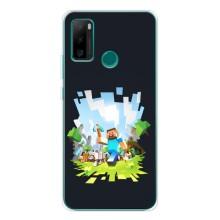 Чехол Майнкрафт на Ulefone Note 10P (AlphaPrint) Minecraft (персонажи Minecraft)