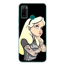 Чехол с печатью для Ulefone Note 10P - (Мода) (AlphaPrint) (Девочка в тату)
