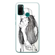Чехол с печатью для Ulefone Note 10P - (Мода) (AlphaPrint) (Фото девочки)
