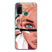 Чехол с печатью для Ulefone Note 10P - (Мода) (AlphaPrint) (Макияж)
