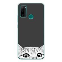 Чехол на Нот 10П с Котами (VPrint) (Выглядывает кот)