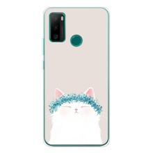 Чехол на тематику: Коты для Ulefone Note 10P – Белый котик