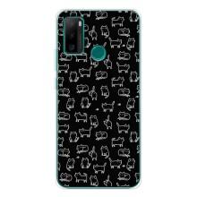 Чехол на тематику: Коты для Ulefone Note 10P – Котики на черном
