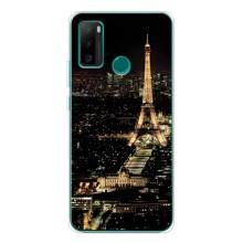 Чехол Эйфелева Башня для Ulefone Note 10P - (AlphaPrint) (Ночной Париж)
