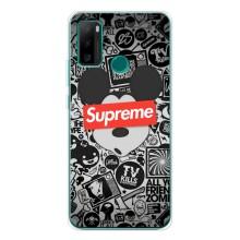 Чехол с Брендами одежды на Ноте 10П – Supreme Маус
