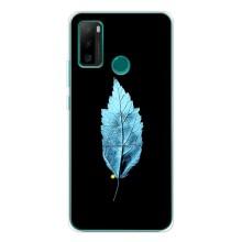 Чохол з картинками на чорному фоні для Ulefone Note 10P – Листя