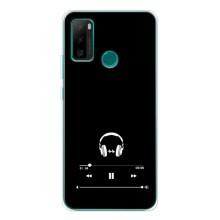 Чохол з картинками на чорному фоні для Ulefone Note 10P – Плеєр