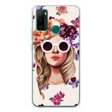 Чехол с картинкой Модные Девчонки Ulefone Note 10P – Девушка в очках