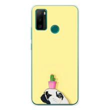 Бампер для Ulefone Note 10P з картинкою "Песики" (Кактус на голові)